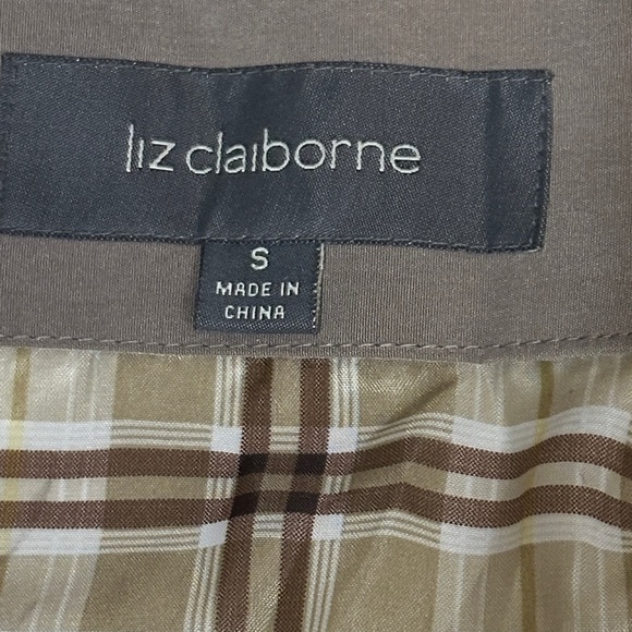 Liz Claiborne Men's Tan Hooded Raincoat - Picture 10 of 10